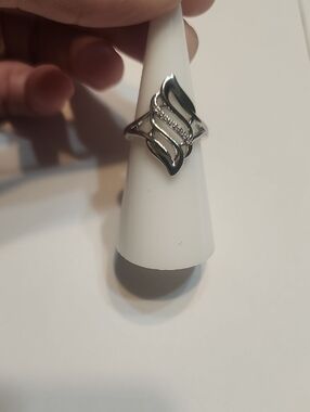 1pc Elegant Cubic Zirconia Ring, Suitable For Women, Suitable For Wedding, Engag